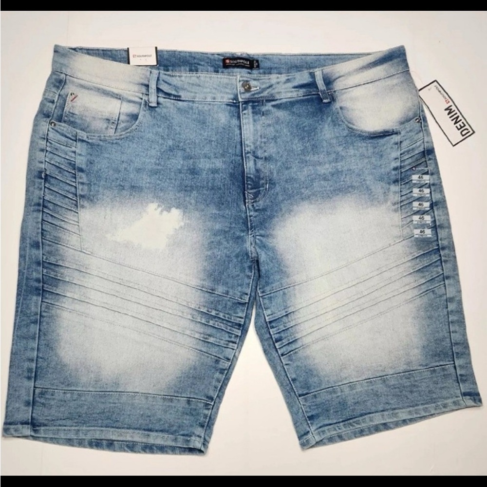 NWT Southpole Active Flex Stretch Shorts Mens Size 44 Denim Jean NEW